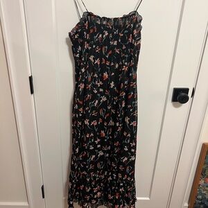 Madewell Black Midi Dress Size 6